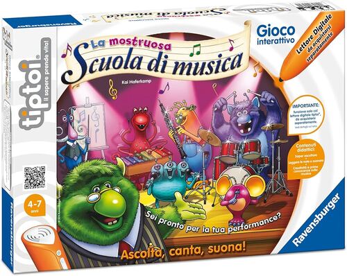 EDUCATIVO 00574 Tip toi Gioco La mostruosa scuola di musica(lettore da acquistare a parte)