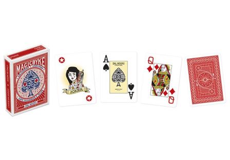 GIOCO DI SOCIETA' 021056 CARTE MAGIC BIKE ROSSO JUMBO INDEX