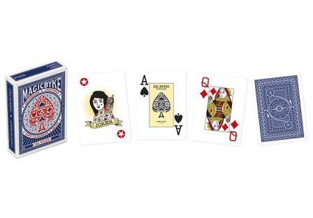 GIOCO DI SOCIETA' 021057 CARTE MAGIC BYKE BLU JUMBO INDEX