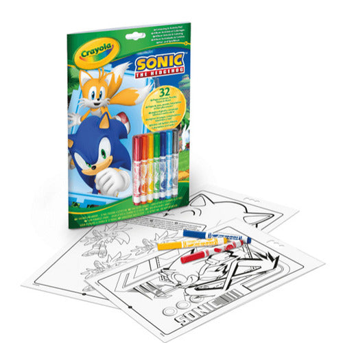 04-0866 ALBUM ATTIVITA' - COLORING SONIC