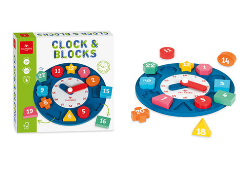 LEGNO 053952 CLOCK E BLOCKS