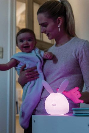 PRIMA INFANZIA 879224 - LUCE NOTTURNA MORBIDA CONIGLIETTO(SCELTA COLORE LUCE)