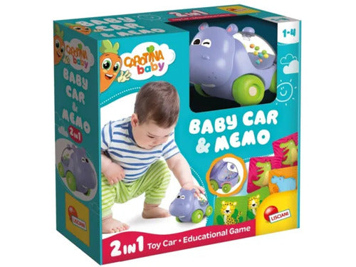 EDUCATIVO 102273 CAROTINA BABY HIPPO CAR & MEMO