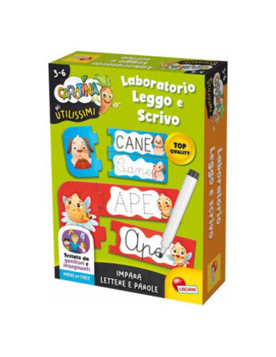 EDUCATIVO 102808 CAROTINA GLI UTILISSIMI LABORATORIO LEGGO E SCRIVO