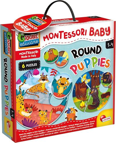 EDUCATIVO 106004 MONTESSORI BABY ROUND PUPPIES