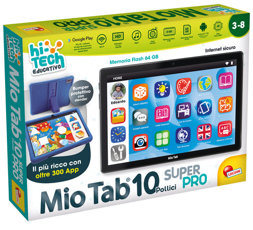 108848 HI TECH EDUCATIVO MIO TAB 10" SUPER PRO - 3/8 anni