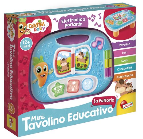 PRIMA INFANZIA 109906 CAROTINA MINI TAVOLINO EDUCATIVO FATTORIA