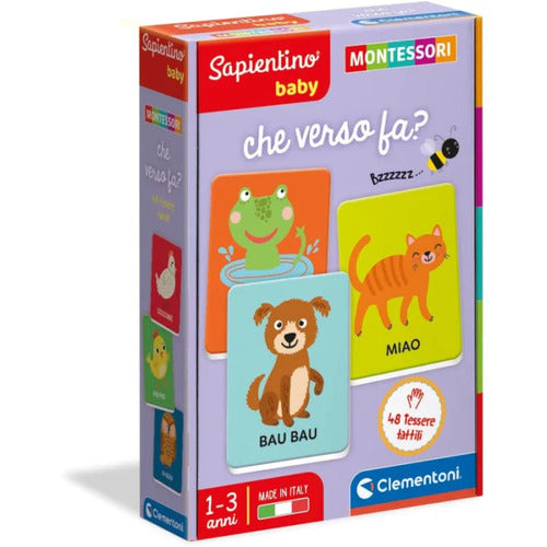 EDUCATIVO 16433 SAPIENTINO BABY MONTESSORI - CHE VERSO FA'?