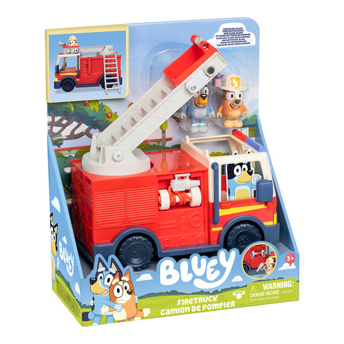 17610 BLUEY CAMION POMPIERI 25X29X13CM