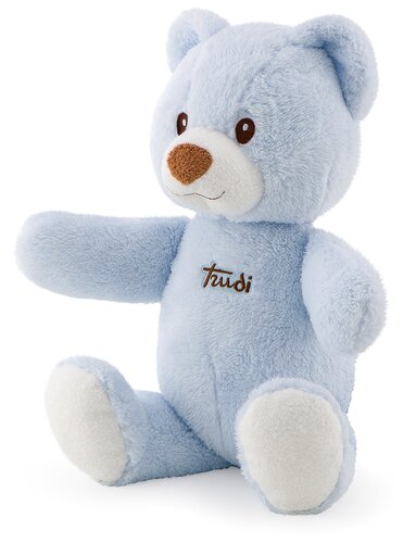 18124 Peluche Orso Cremino azzurro 25x35x13cm