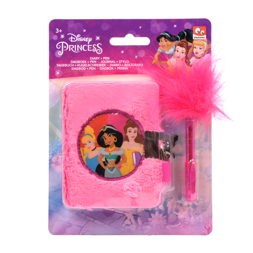 DISDP99988V1 Disney Princess Diario e Penna Plush