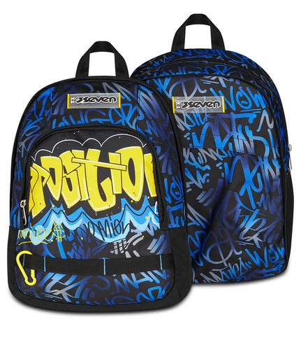 SCUOLA 200102535-550 ZAINO DUAL DETACH SEVEN HIDDEN SPOT BOY
