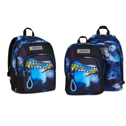 SCUOLA 200102624-519 ZAINO DUAL DETACH SEVEN BLU FUSION