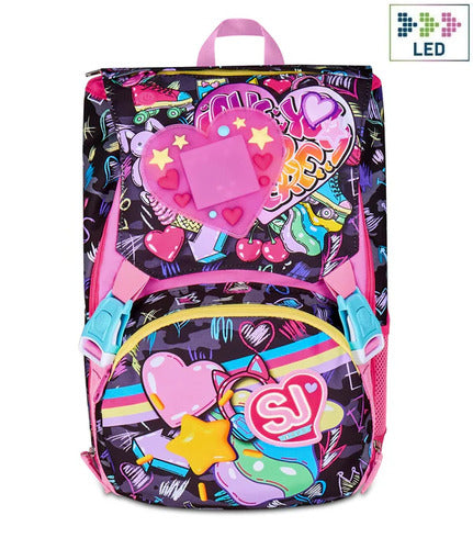 SCUOLA 20C202502-3D9 ZAINO SDOPP.BIG SJ GANG GAME LED GIRL