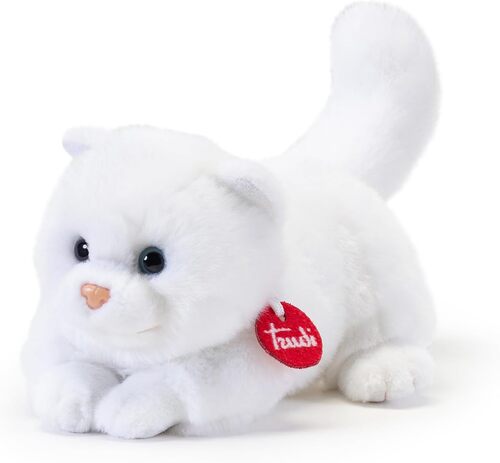 21044 PELUCHE GATTINO BRAD BIANCO - TAGLIA S