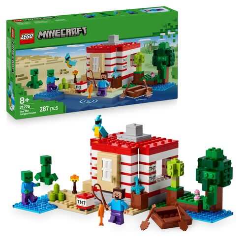 Lego Minecraft 21275 Casa nella giungla esplosiva
