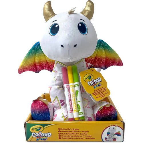 213213 Colora il tuo peluche draghetto