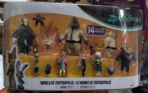 VINTAGE 2016 DISNEY ZOOTROPOLIS SET DA 14 PERSONAGGI
