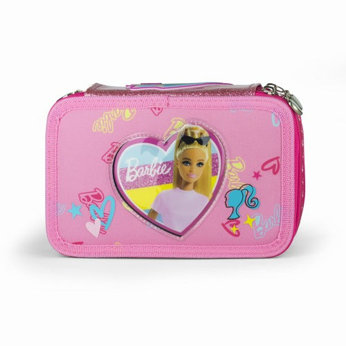 SCUOLA 242060 BARBIE astuccio 3 zip