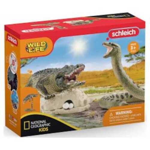 MINIATURA 42625 ANACONDA E COCCODRILLO DELLA PALUDE