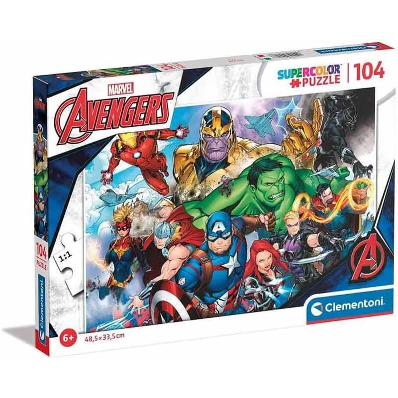 25718 PUZZLE 104 SUPER MARVEL AVENGERS