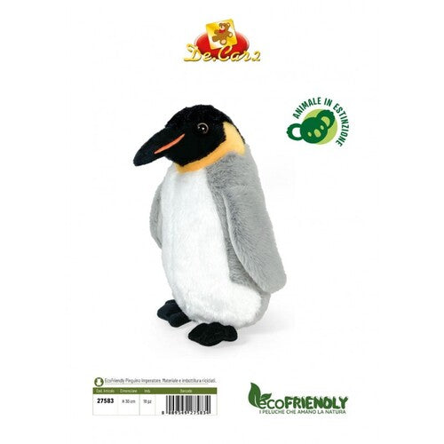 27583 PELUCHE ECO-FRIENDLY PINGUINO IMPERATORE 30CM
