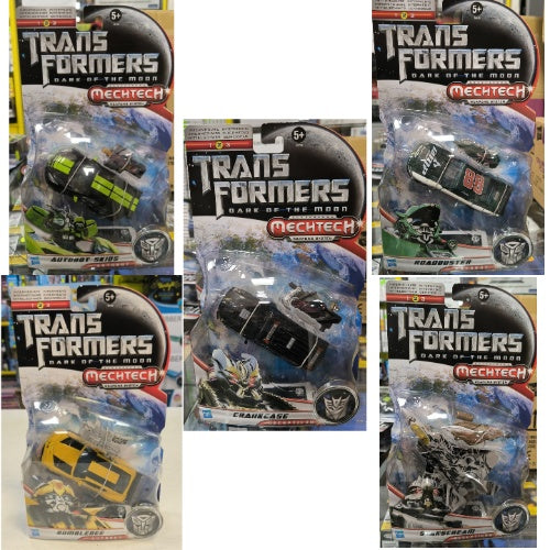 VINTAGE 2011 TRANSFORMERS-DARK OF THE MOON MECHTECH SINGOLO, 5 VARIANTI