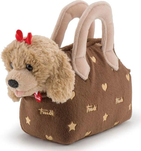 29786 Peluche Cocker marrone nella borsetta