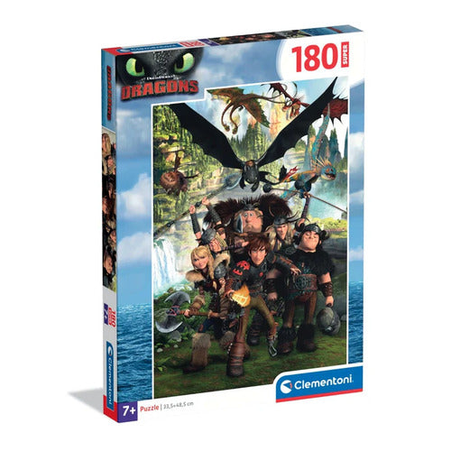 29793 PUZZLE 180 SUPER DRAGON TRAINER