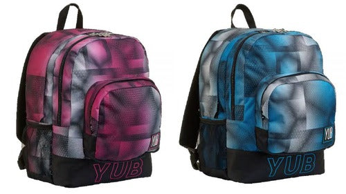 SCUOLA 2B3002105_000 ZAINO DOP.SCOMP.YUB COLORFUL SHAPES(SOLO AZZURRO)