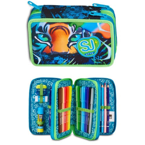 SCUOLA 30C202541-541 ASTUCCIO 3 ZIP SJ GANG AIR TIGER