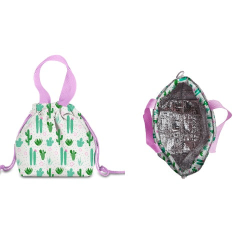 TEMPO LIBERO 30D302616-000 MINI BORSA FRIGO CON COULISSE CACTUS CARTOMANIA CHILL & REFI