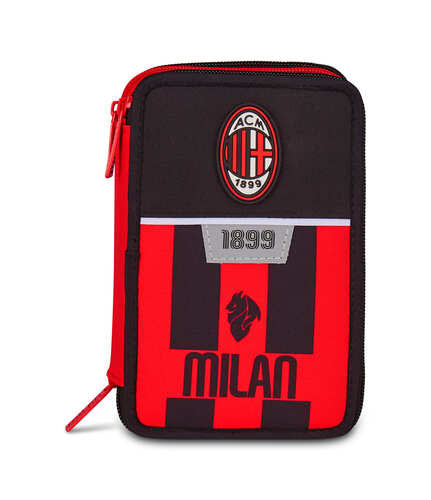 SCUOLA 30F202504-899 ASTUCCIO 3 ZIP MILAN