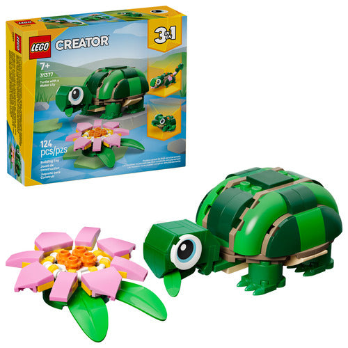 Lego Creator 31377 Tartaruga con fiore di ninfea