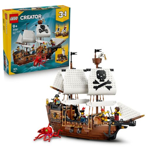 Lego Creator 31387 Iconica nave da pirata