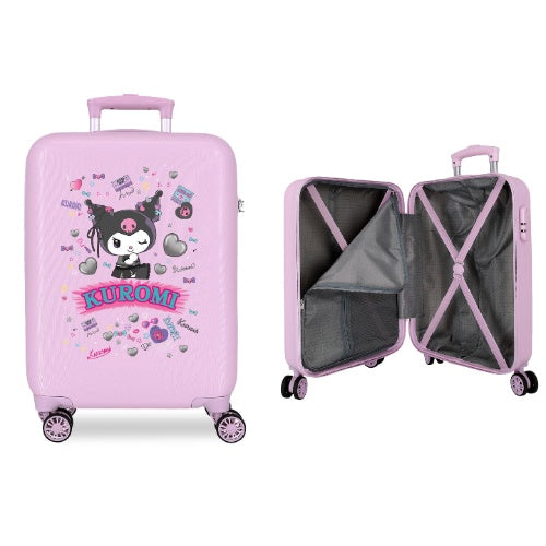 TEMPO LIBERO 340067100081 TROLLEY ABS 55CM KUROMI RETROPOP LILLA