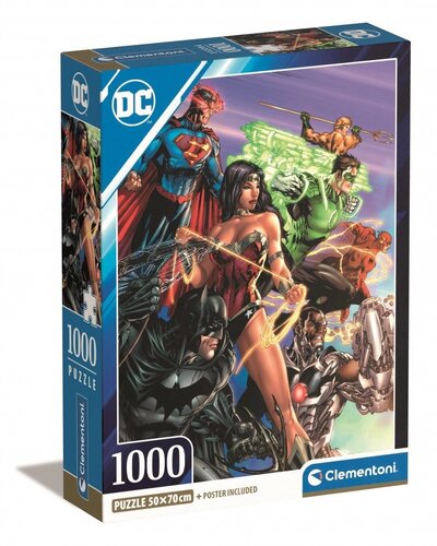 39852 PUZZLE 1000 DC COMICS - COMPACT BOX