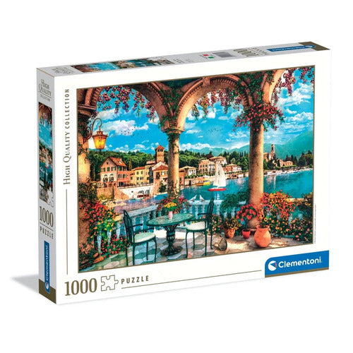 39880 PUZZLE 1000 HQC BALCONY VIEW OF LAKE COMO