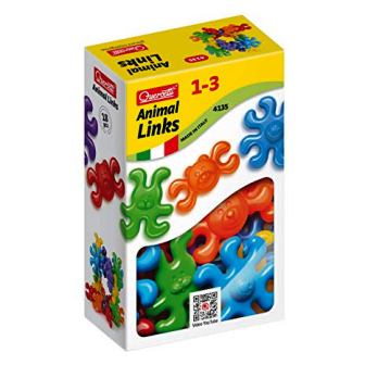 Quercetti 4135 GEOKID ANIMAL LINKS 18PZ
