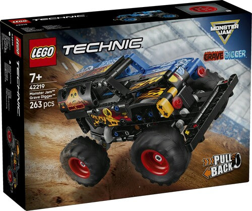Lego Technic 42219 Monster Jam Grave Digger fuoco e ghiaccio