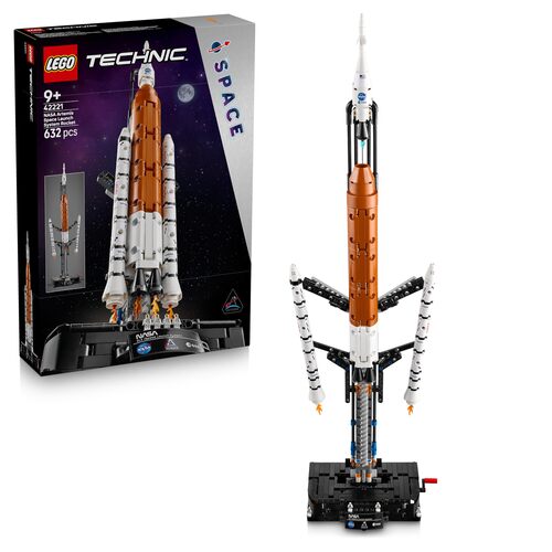 Lego Technic 42221 Sistema di lancio spaziale razzo NASA Artemis