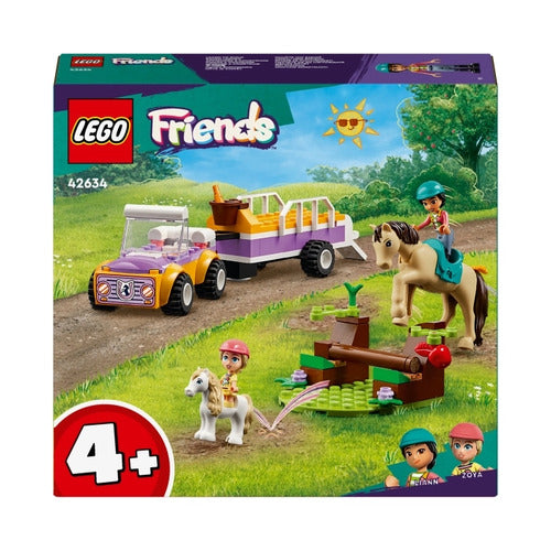 Lego Friends 42634 Rimorchio con cavallo e pony
