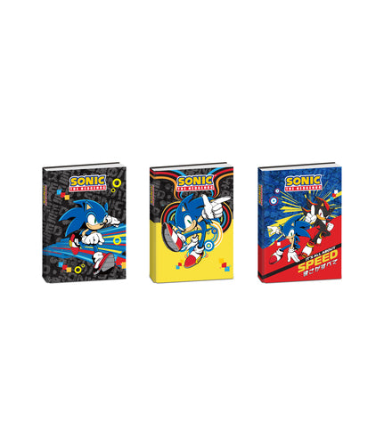 SCUOLA 50J702600-000 DIARIO 10M #SONIC THE HEDGEHOG SINGOLO,3 VARIANTI