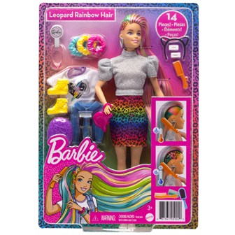GRN81 BARBIE CAPELLI MULTICOLOR
