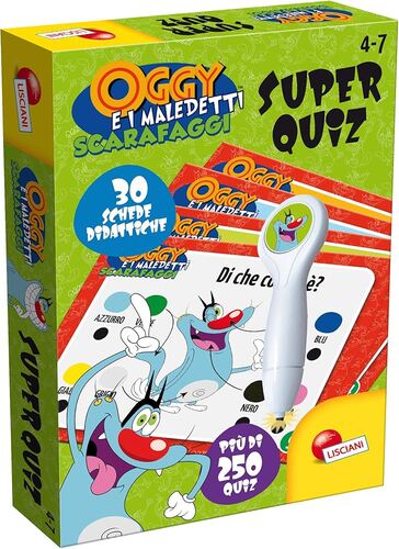 EDUCATIVO 53773 OGGY MALEDETTI SCARAFAGGI PENNA QUIZ