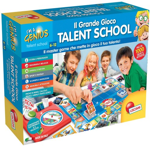 GIOCO DI SOCIETA' 56477 I'M A GENIUS IL GRANDE GIOCO TALENT SCHOOL