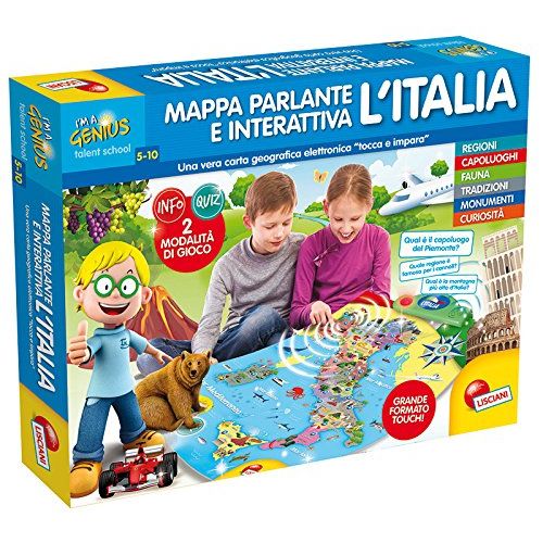 EDUCATIVO 56484 I'M A GENIUS MAPPA ELETTRONICA INTERATTIVA ITALIA