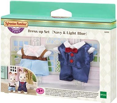 SYLVANIAN FAMILIES 6019 TOWN:SET 2 ABITI MASCHILI,BLU/AZZURRO