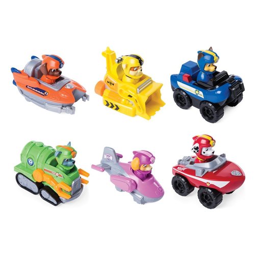 6040907 PAW PATROL Veicoli rescue racers singolo, 6 varianti