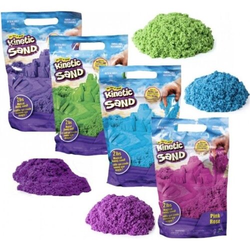 6046035 KINETIC SAND Sacchetto Sabbia Colorata singola- 4 VARIANTI